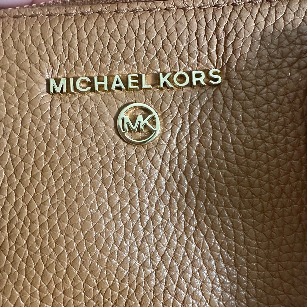 Michael Kors Tan Leather Satchel